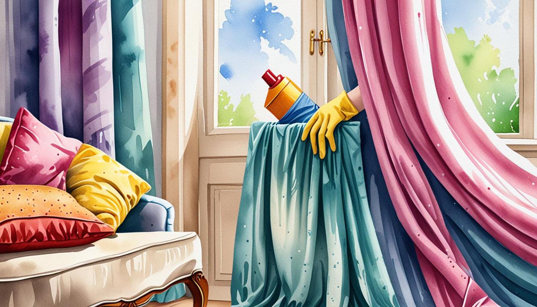 Cleaning Curtains and Upholstery: Methods to Maintain Freshness and Hygiene