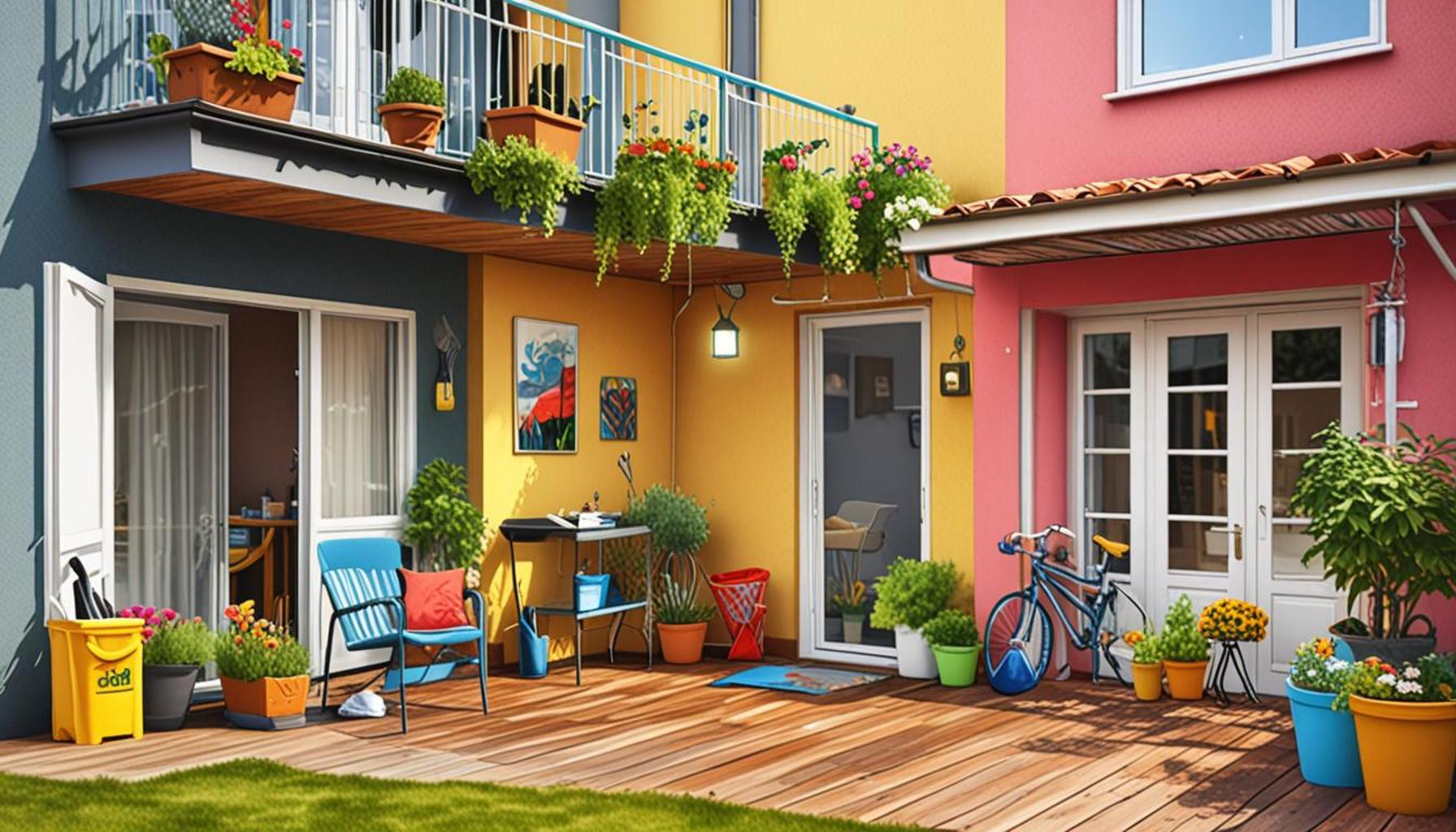 Cleaning Outdoor Areas: Effective Methods for Maintaining Balconies, Gardens, and Garages