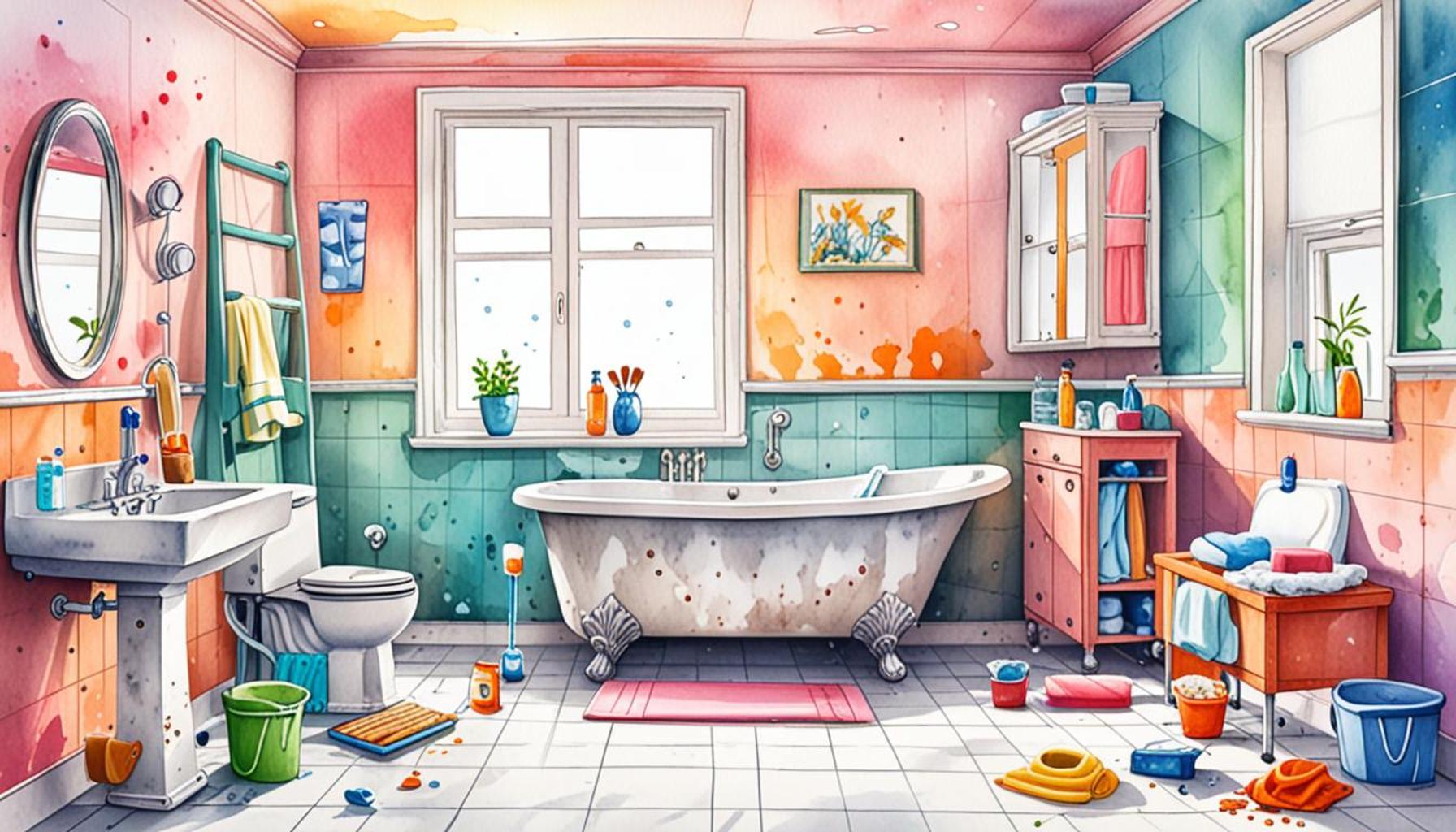 Bathroom Cleaning: Strategies to Combat Mold and Waste Accumulation