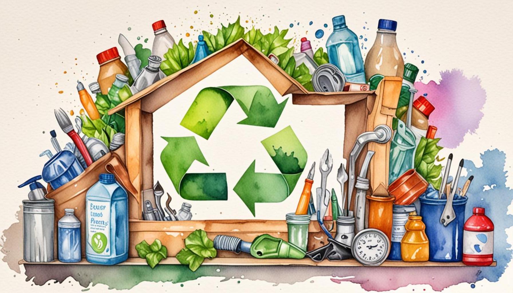 How Recycling Materials Can Facilitate Home Maintenance